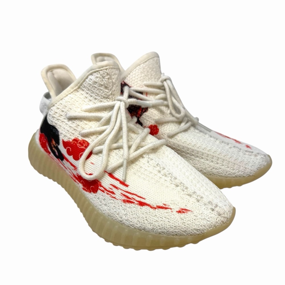 Unbranded Shoes White Red Sneakers Men's Size 39‎ EU Custom Anime Akatsuki